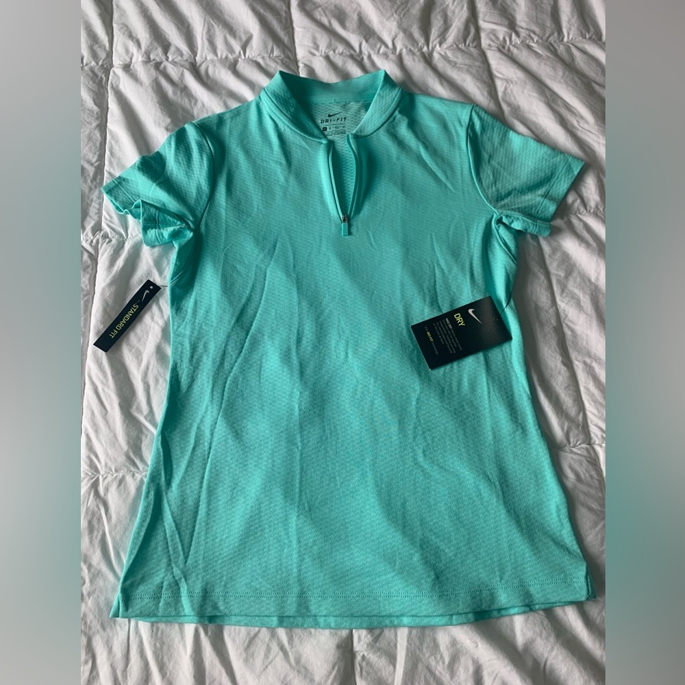 Women’s Mint Nike QZ Performance Shirt - Picture 1 of 8